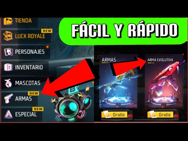 Guía Actualizada: Cómo Conseguir Armas Evolutivas en Free Fire – Tips y Estrategias