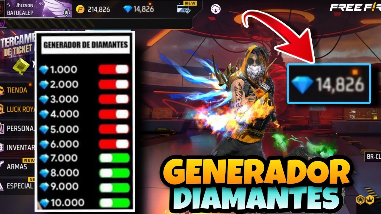 ¿Son fiables los generadores de diamantes en Free Fire? Descubre la verdad